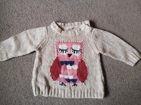 Pulover, motiv sova, tesco,62