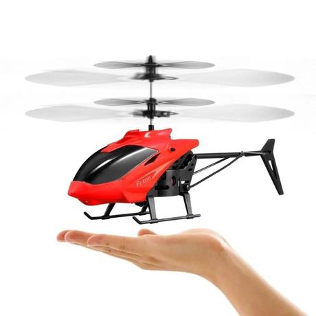 Indukčný vrtuľník reagujúci na pohyb rukou,
