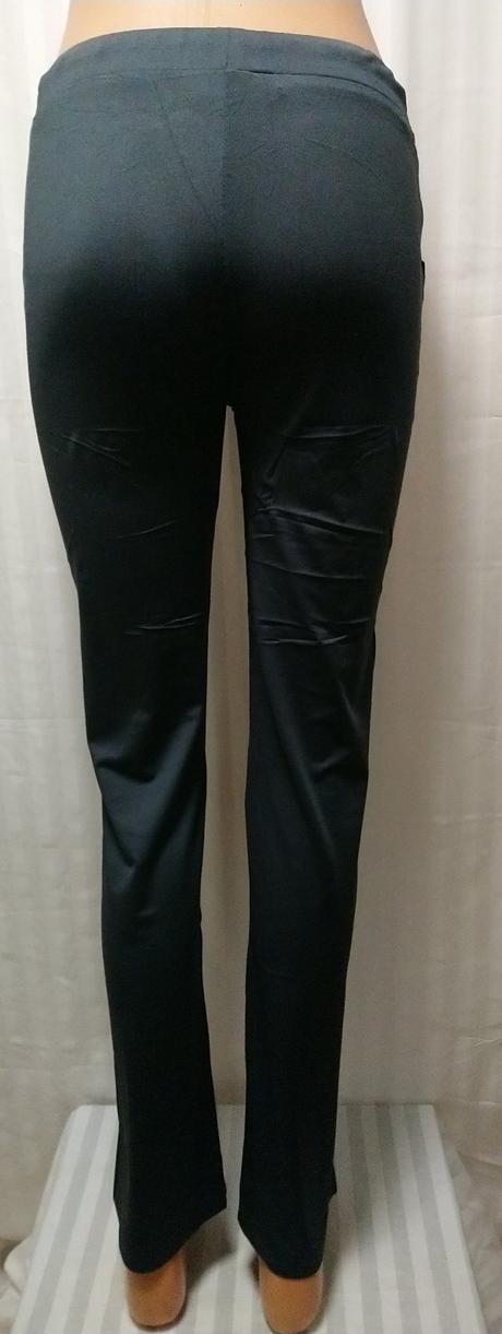 Dámske elastické tmavo sivé tepláky, landl, l, l