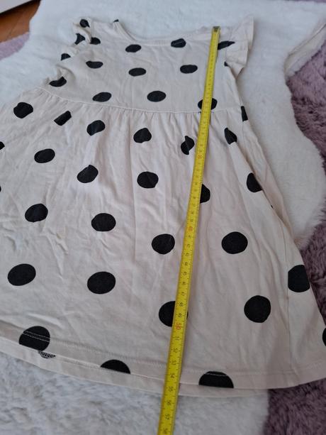 Bodkove saty h&m veľ. 110/116, h&m,110