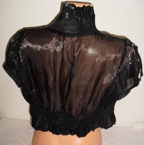 Priesvitne leskle bolerko, s