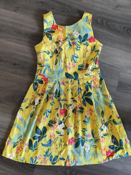 Žlté kvietkované šaty camaieu, camaieu,40