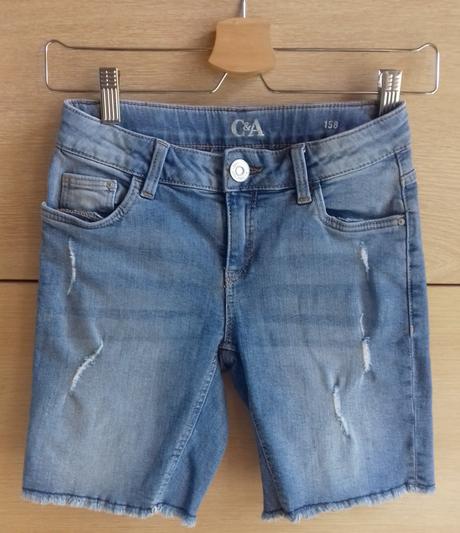 Rifľové šortky, c&a,158