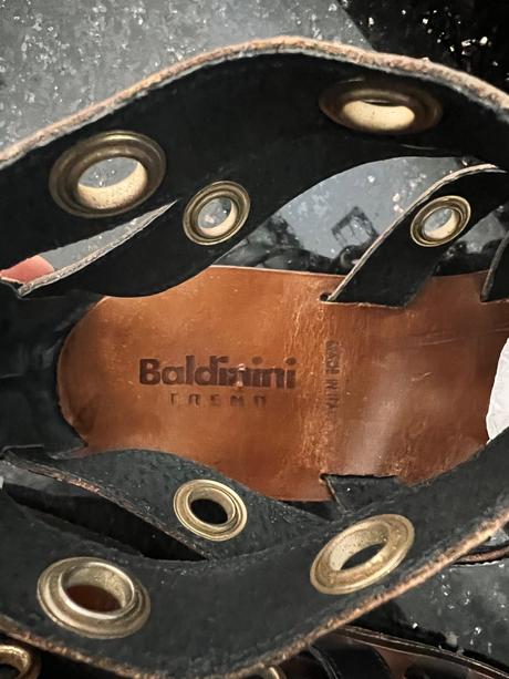 Baldinini celokozene sandalky, baldinini,40