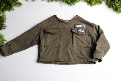 Bavlnená mikinka, mango,104