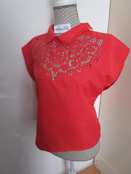 2880. blúzka s madeir. výšivkou, l