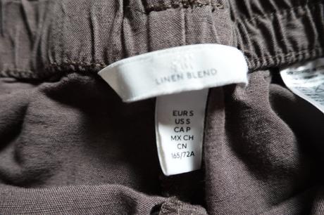 Ľanové nohavice h&m linen blend, h&m,s