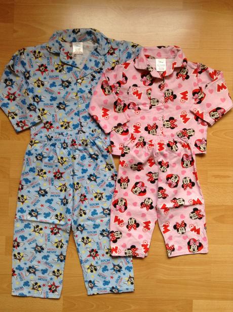 Flanelové pyžamko minnie, 12-18m, disney,86