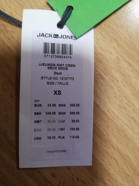 Jack & jones pánsky pulóver veľkosť xs, xs