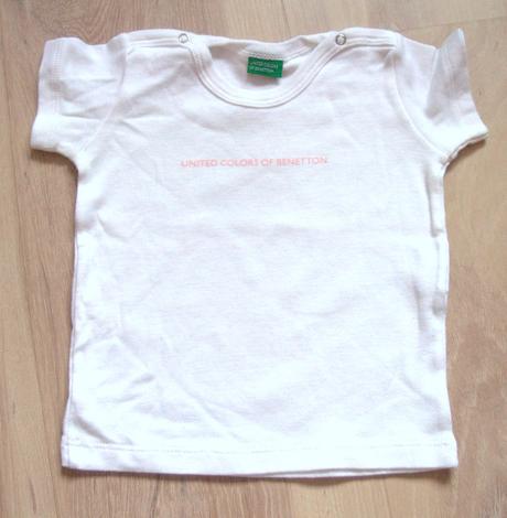 Chlapč. tričká benetton 6-9 mes., benetton,74