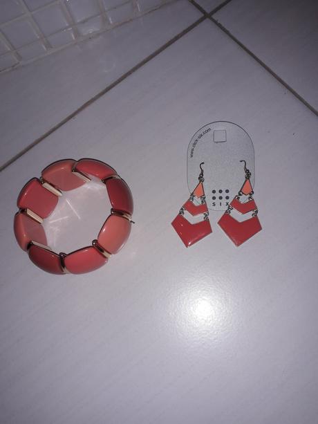 Set naúšnice a náramok, 