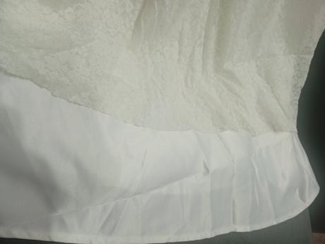 Biele krajkove šaty l, l