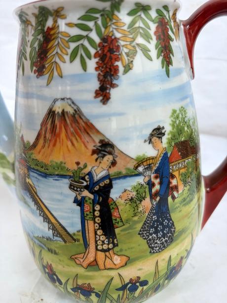 Starozitny antik porcelan cajnik ceskoslovensky p,