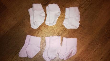 Ponožky 0-3 m., h&m,17