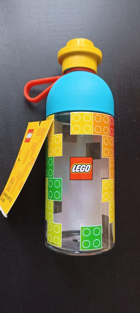 Lego fľaša transparentná - iconic, 