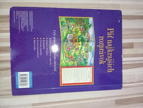 Päť najkrajších rozprávok tvrdé rozkladacie strany, 