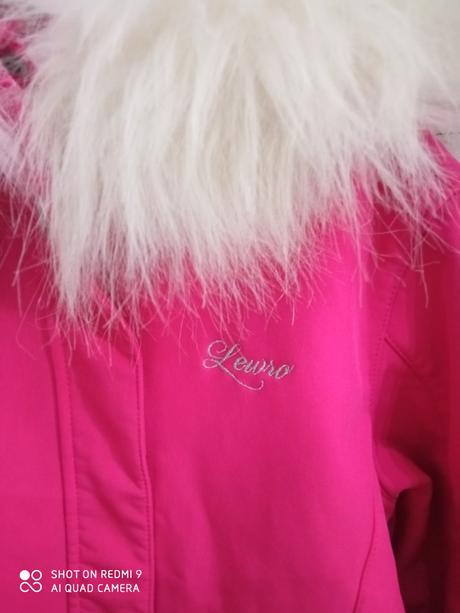 Softvérová bunda s kožušinkou, lewro,128