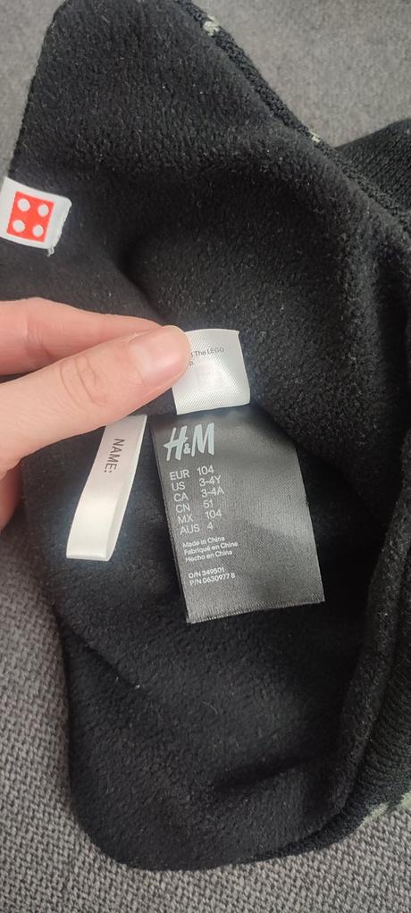 Lego čiapka 104, h&m,104