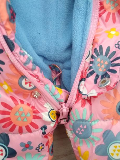 Zimný overal v retro dizajne, 68 / 74 / 80