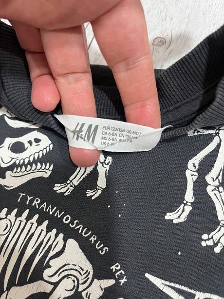 Chlapčenská mikina 122/128 2ks, h&m,122