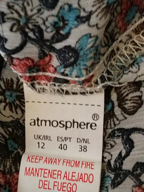 Dámsky top s farebným vzorom, atmosphere, atmosphere,m