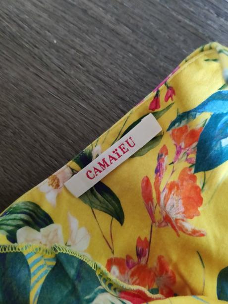 Žlté kvietkované šaty camaieu, camaieu,40
