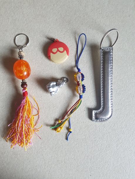 Pismeno j - privesok - klucenka,