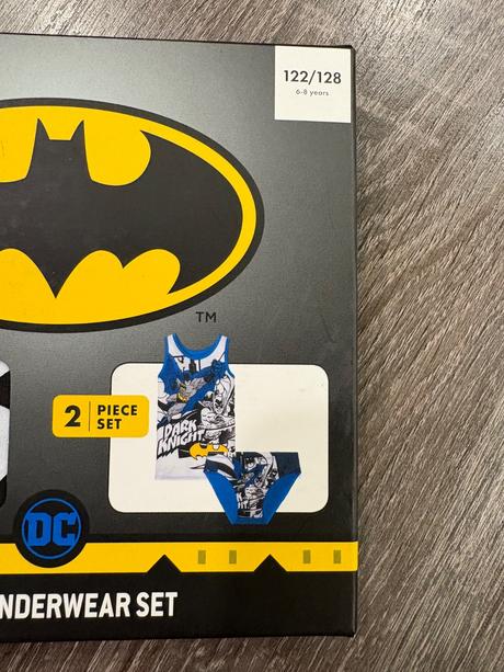 Batman - chlapcenska spodna bielizen na 6/8 rokov, crivit,122