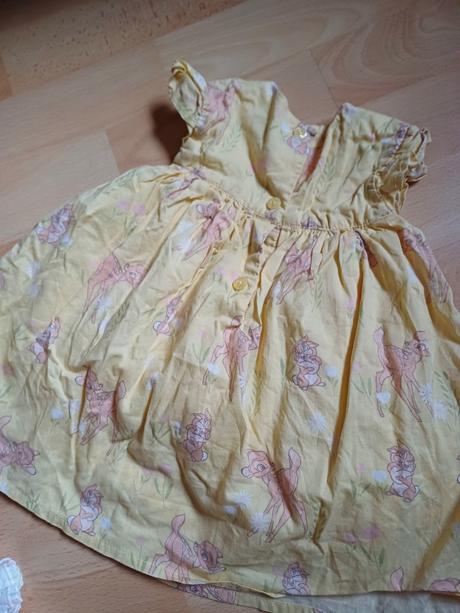 2x šaty v.68 / 3-6 mes, disney,68