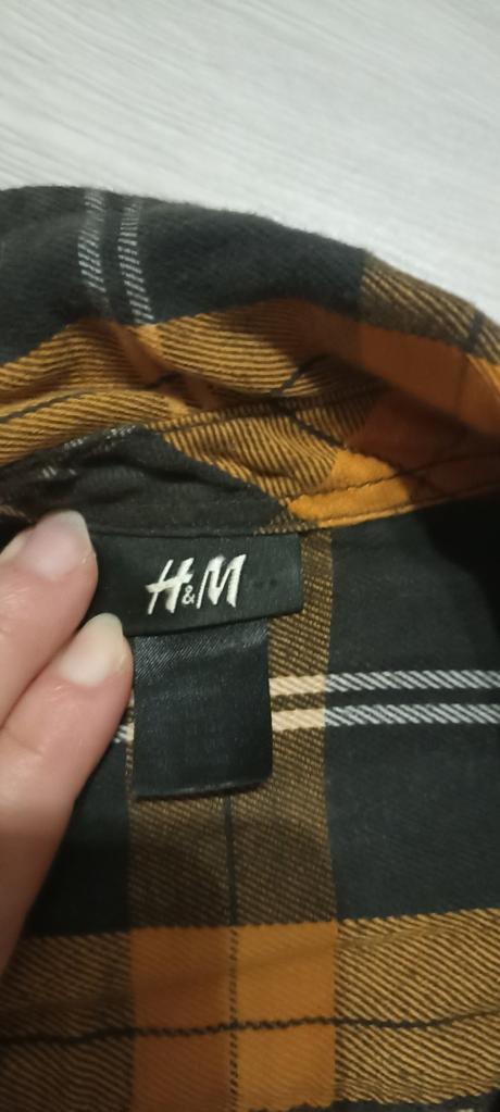 Flanelová košeľa zn. h&m  vel. 152/158, h&m,158
