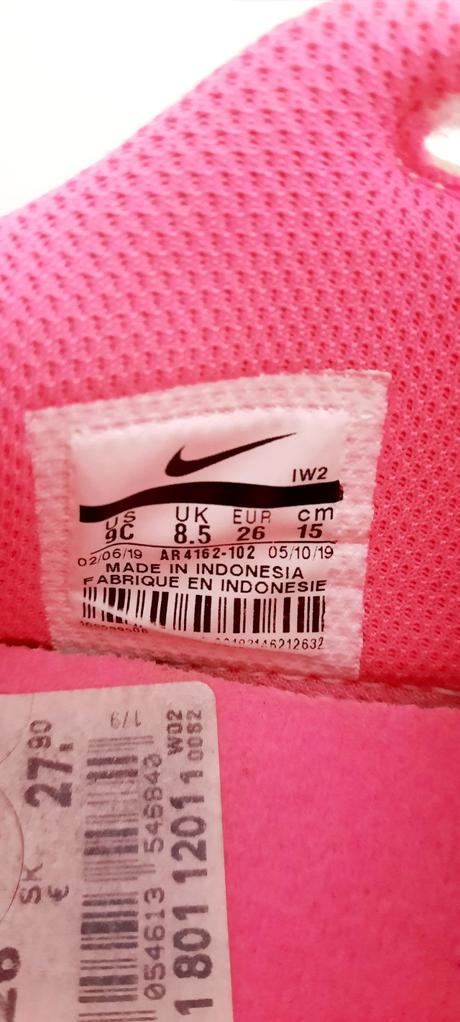 Tenisky celokožené., nike,26