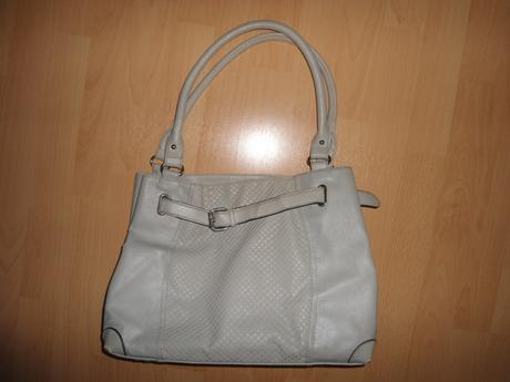 Svetlosiva damska kabelka,