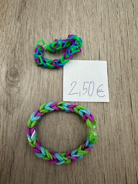 Náramok z gumičiek, 