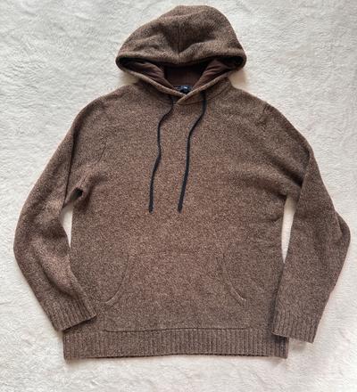 Gap štýlový pletený hoodie s kapucňou, gap,s