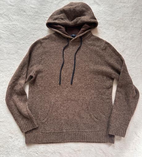 Gap štýlový pletený hoodie s kapucňou, gap,s