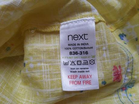 Zlty top na ramienka next, next,140
