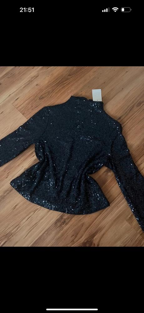 Trblietavá blúzka, h&m,m