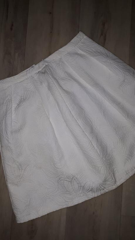 Biela sukňa, f&f,xs