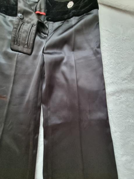 Saténové nohavice veľkosť m top stav, m