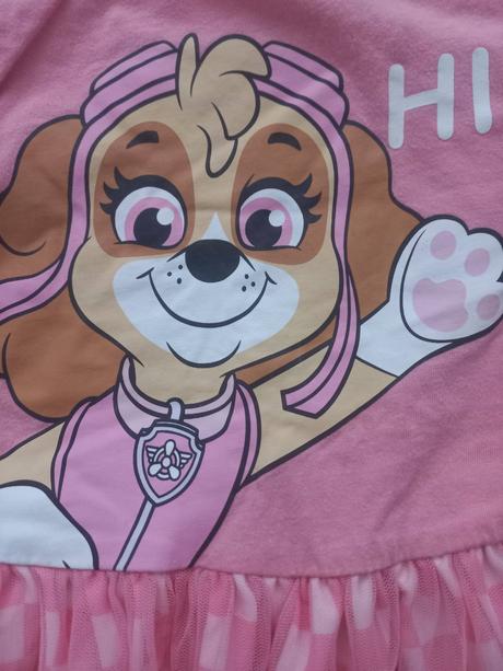 Šaty h&m 98/104 patrola, h&m,98