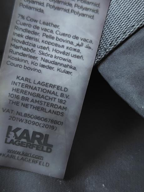 Karl lagerfeld originál kabela/ruksak, karl lagerfeld