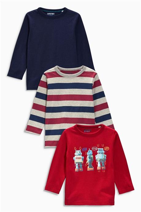 3 pack tričiek next, next,86