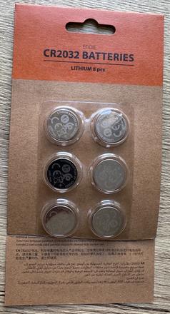 Predam batérie cr2032 6kusov za 1.8eura, 