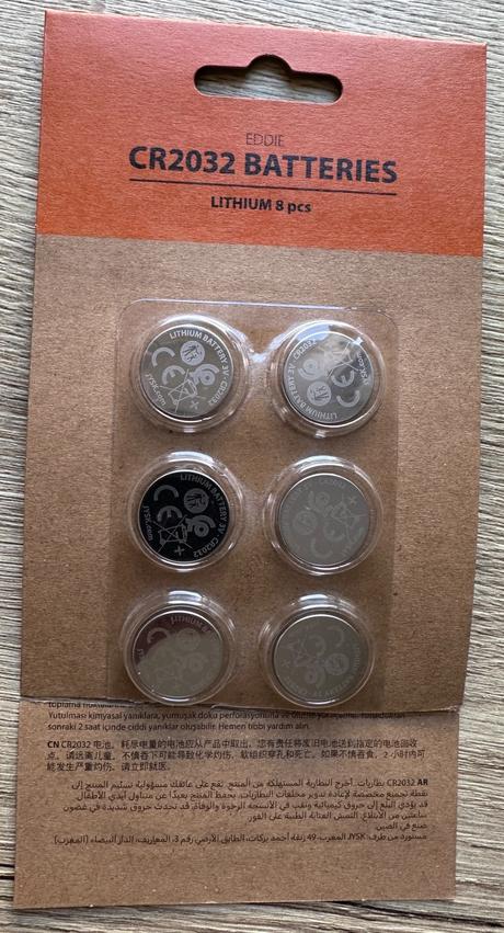 Predam batérie cr2032 6kusov za 1.8eura, 