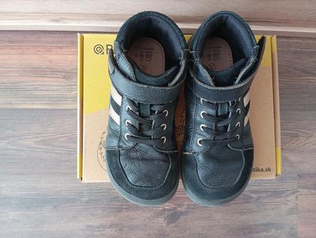 Barefoot členkové topánky protetika gerka black 28, protetika,28