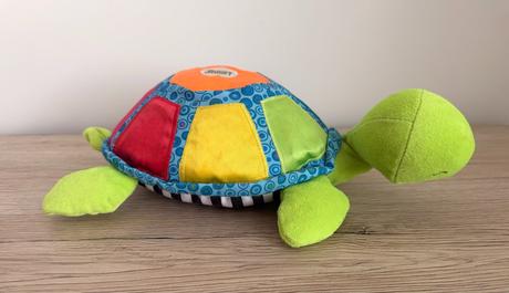 Lamaze farebná senzorická korytnačka mäkká eduka,