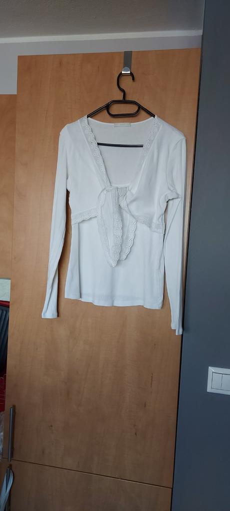 Tričko s čipkou veľ. 40, marks & spencer,40