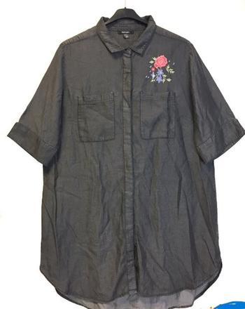 Riflové šaty pre moletku veľkosť v.48, 48