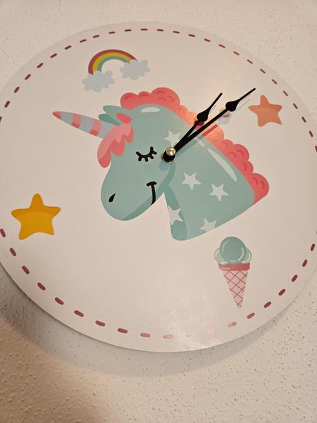 Nástenné hodiny jednorožec/unicorn, 