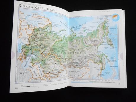 Kniha príručný atlas sveta,